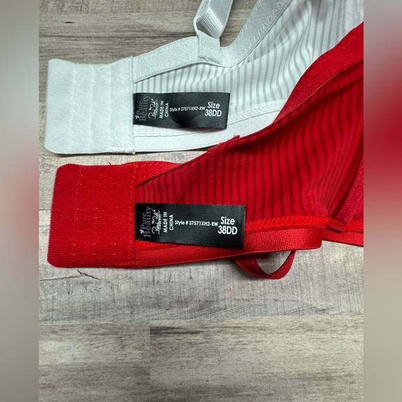 *NWOT* Pure Beauty by Rene Rofe 2 Pack Wireless Lightly Lined Bra Set Size 38DD - Picture 10 of 10